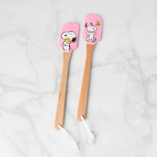 Lenox Chef Snoopy Pink Spatulas, Set of 2, silicone
