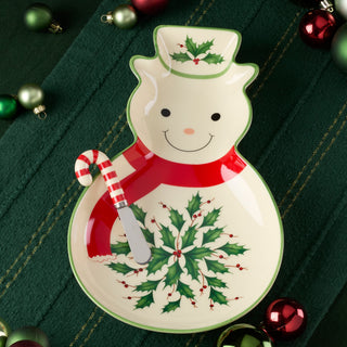 Lenox Holiday Tray with Spreader, porcelain (view 3)