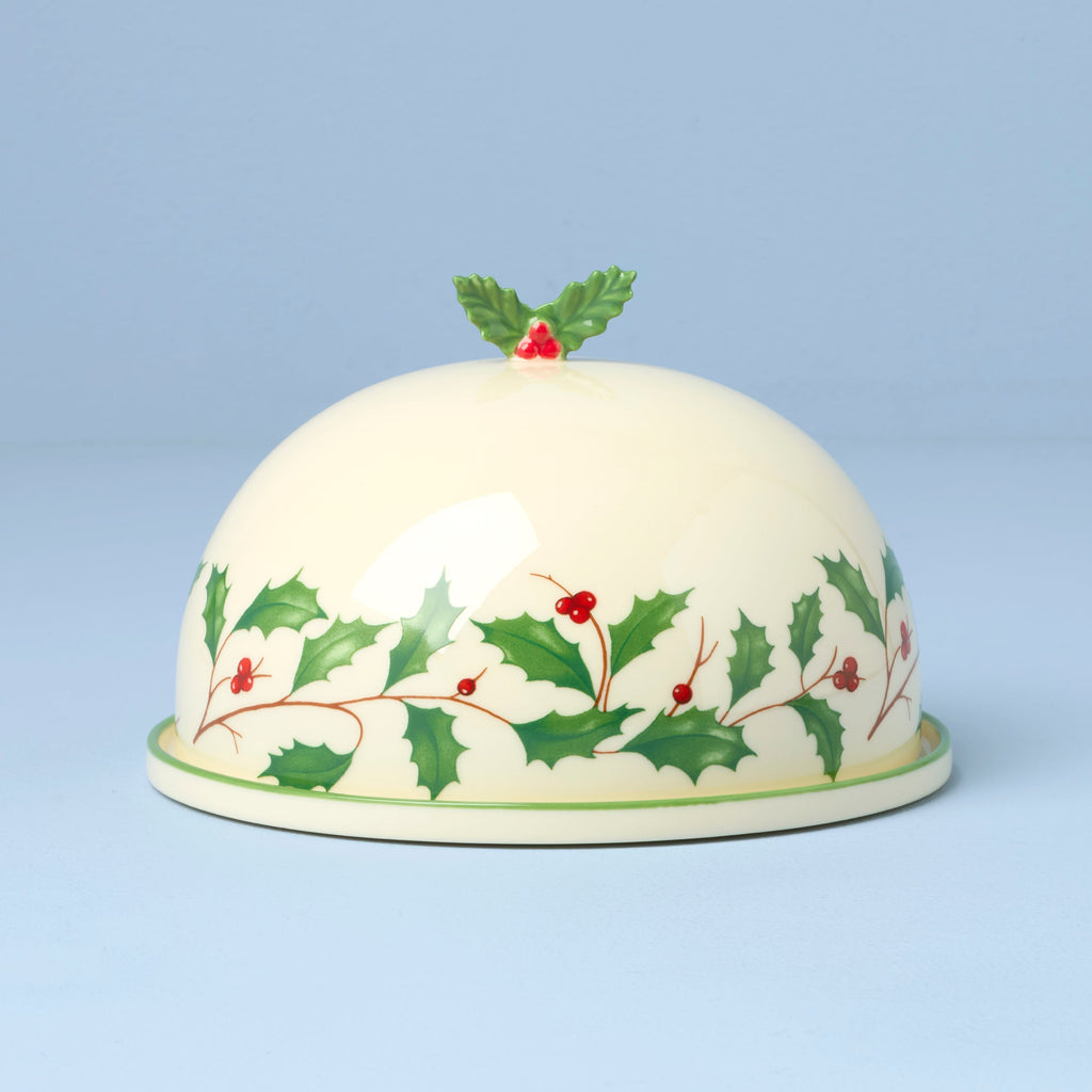 Lenox Holiday Small Covered Dish, porcelain