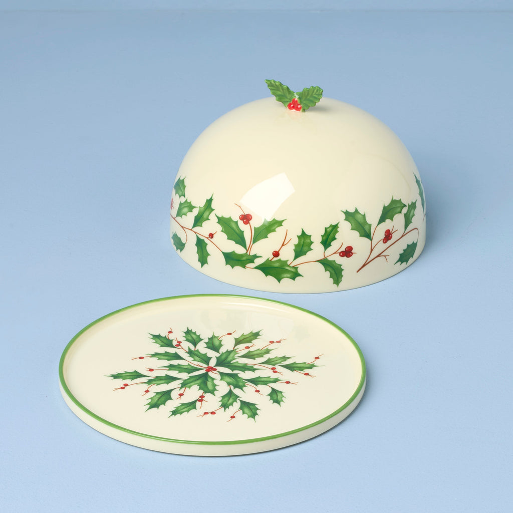 Lenox Holiday Small Covered Dish, porcelain (view 2)