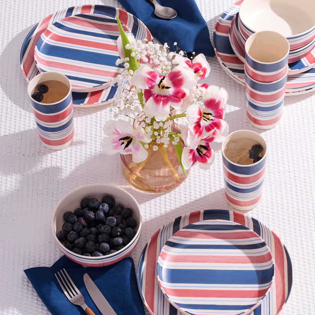 Oneida 24 Seven Melamine Tumblers - Set Of 4 - Stripe, melamine (view 3)