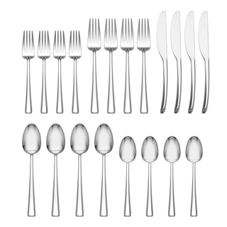Oneida Maxine 20-Piece Flatware Set, 18/10 stainless steel (view 2)