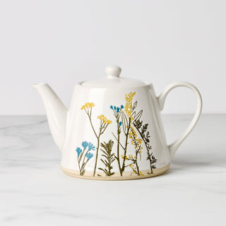 Lenox Wildflowers Teapot, stoneware