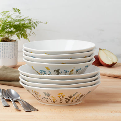 Lenox Wildflowers Pasta Bowls, Set of 4, stoneware (view 2)