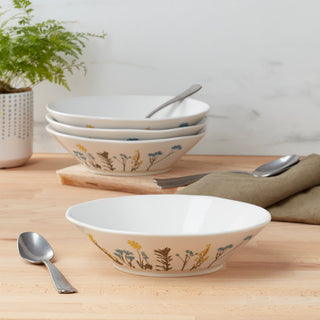 Lenox Wildflowers Pasta Bowls, Set of 4, stoneware (view 3)