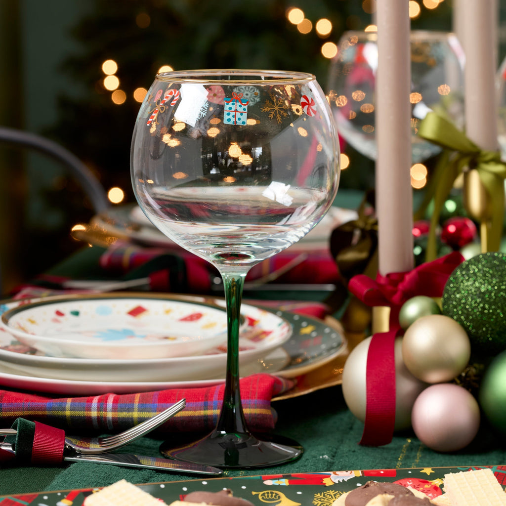Lenox Nutcracker Ballet Balloon Wine Glasses, Set of 4, glass (view 3)
