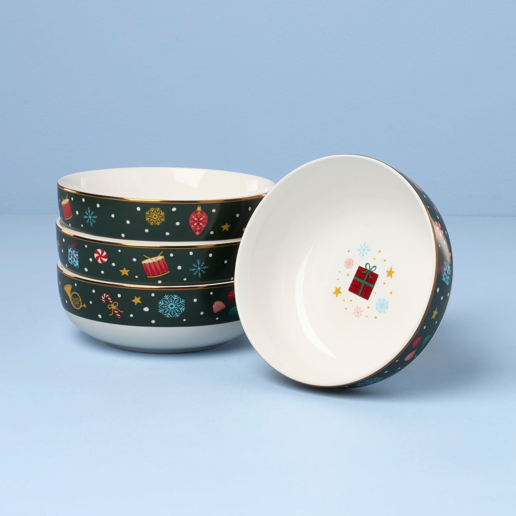 Lenox Nutcracker Ballet All Purpose Bowls, Set of 4, porcelain