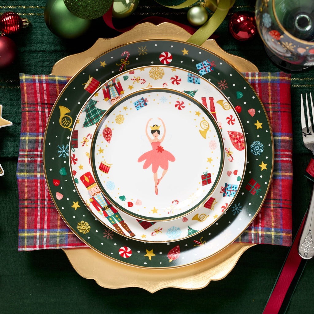 Lenox Nutcracker Ballet Tidbit Plates - Set of 4 Assorted, porcelain (view 4)