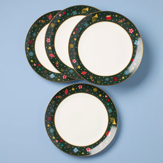 Lenox Nutcracker Ballet Dinner Plates, Set of 4, porcelain