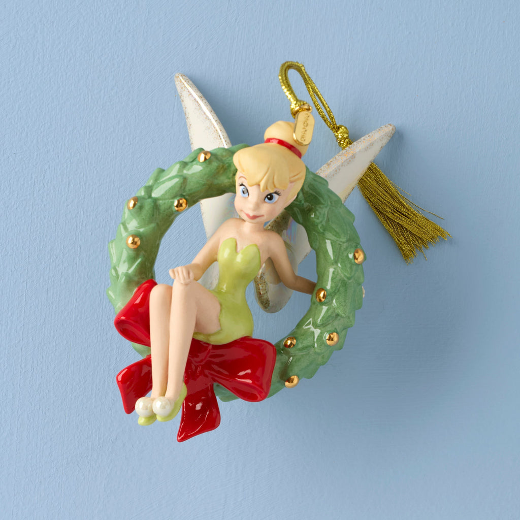 Lenox 2026 Tinker Bell with Wreath Ornament, porcelain