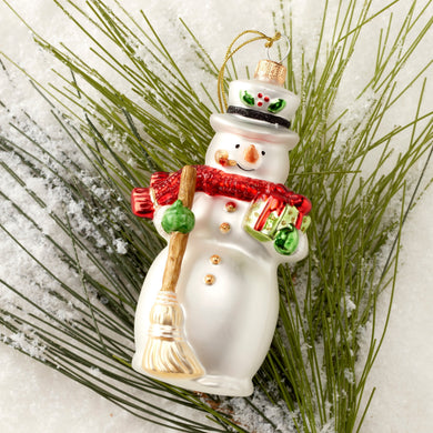 Lenox Blown Glass Snowman Ornament, glass (view 2)