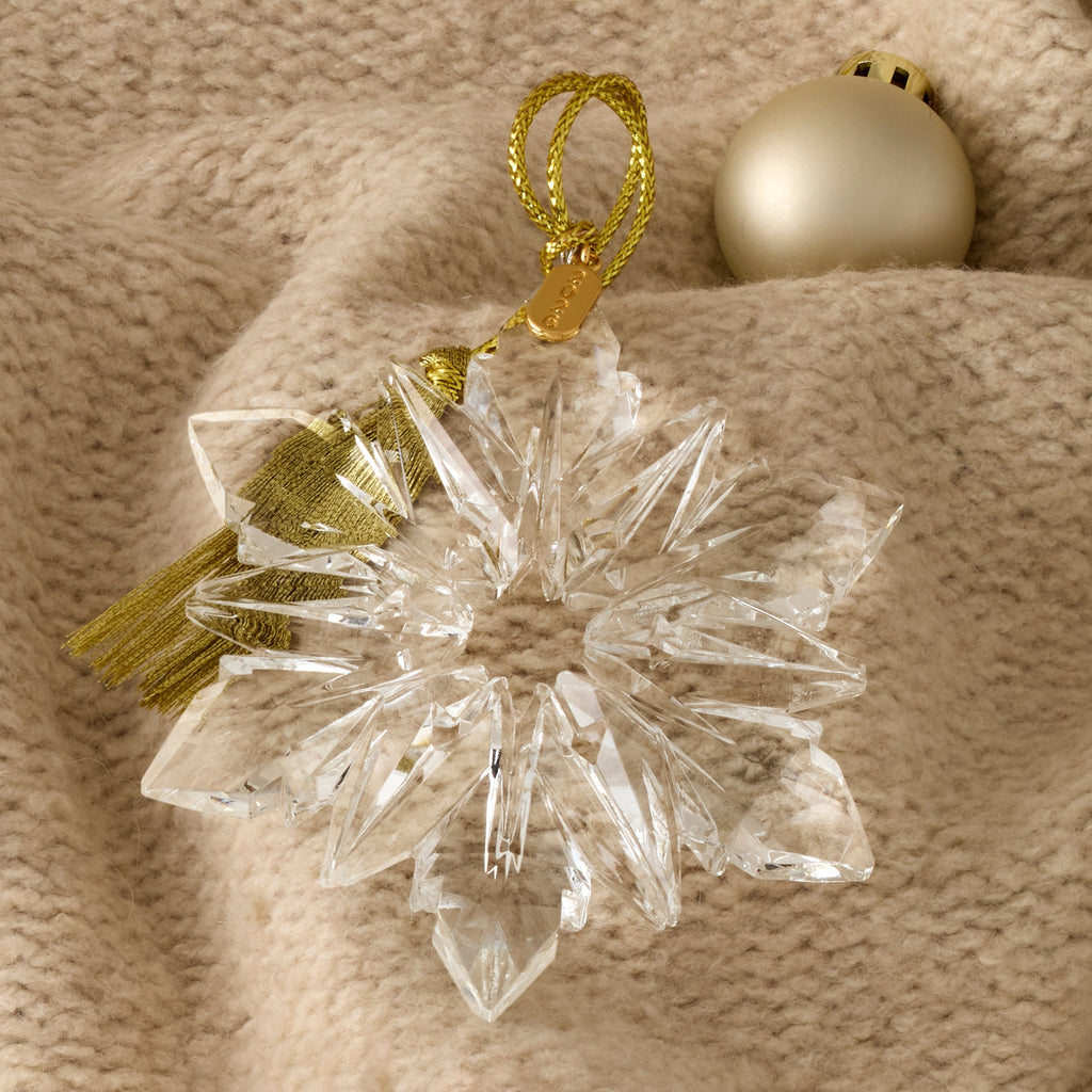 Lenox 2026 Optic Snowflake Ornament, glass (view 2)