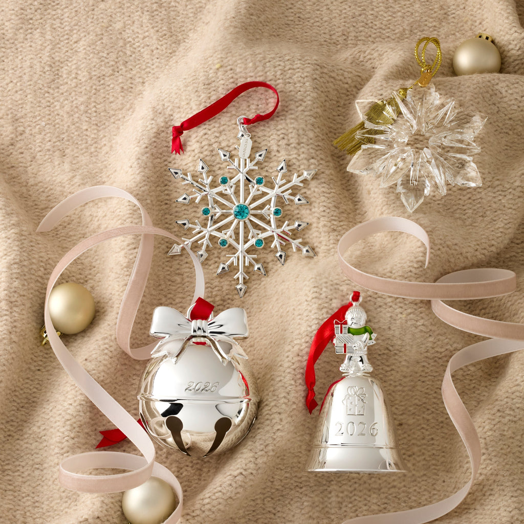 Lenox 2026 Annual Musical Bell Ornament, silverplate/stainless steel (view 2)