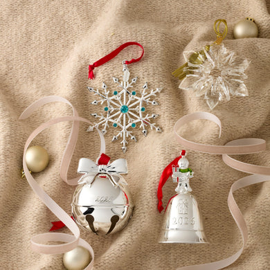 Lenox 2026 Annual Musical Bell Ornament, silverplate/stainless steel (view 2)