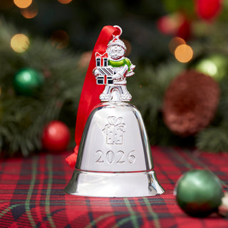 Lenox 2026 Annual Musical Bell Ornament, silverplate/stainless steel (view 3)