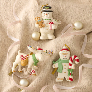 Lenox 2026 Gingerbread with Candy Cane Ornament, porcelain (view 3)