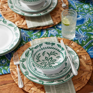 Oneida Solear Green 12-Piece Dinnerware Set, stoneware (view 2)