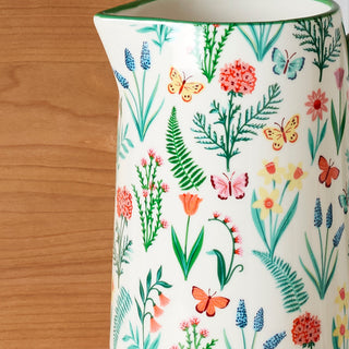 Oneida First Blooms Pitcher, porcelain (view 4)
