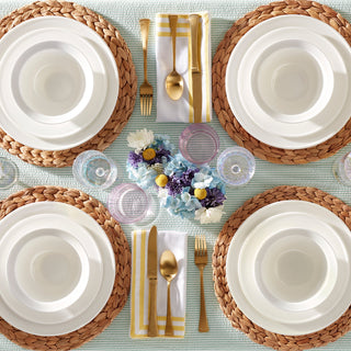 Lenox Studio 1414 Rimmed 12-Piece Dinnerware Set, bone china (view 2)
