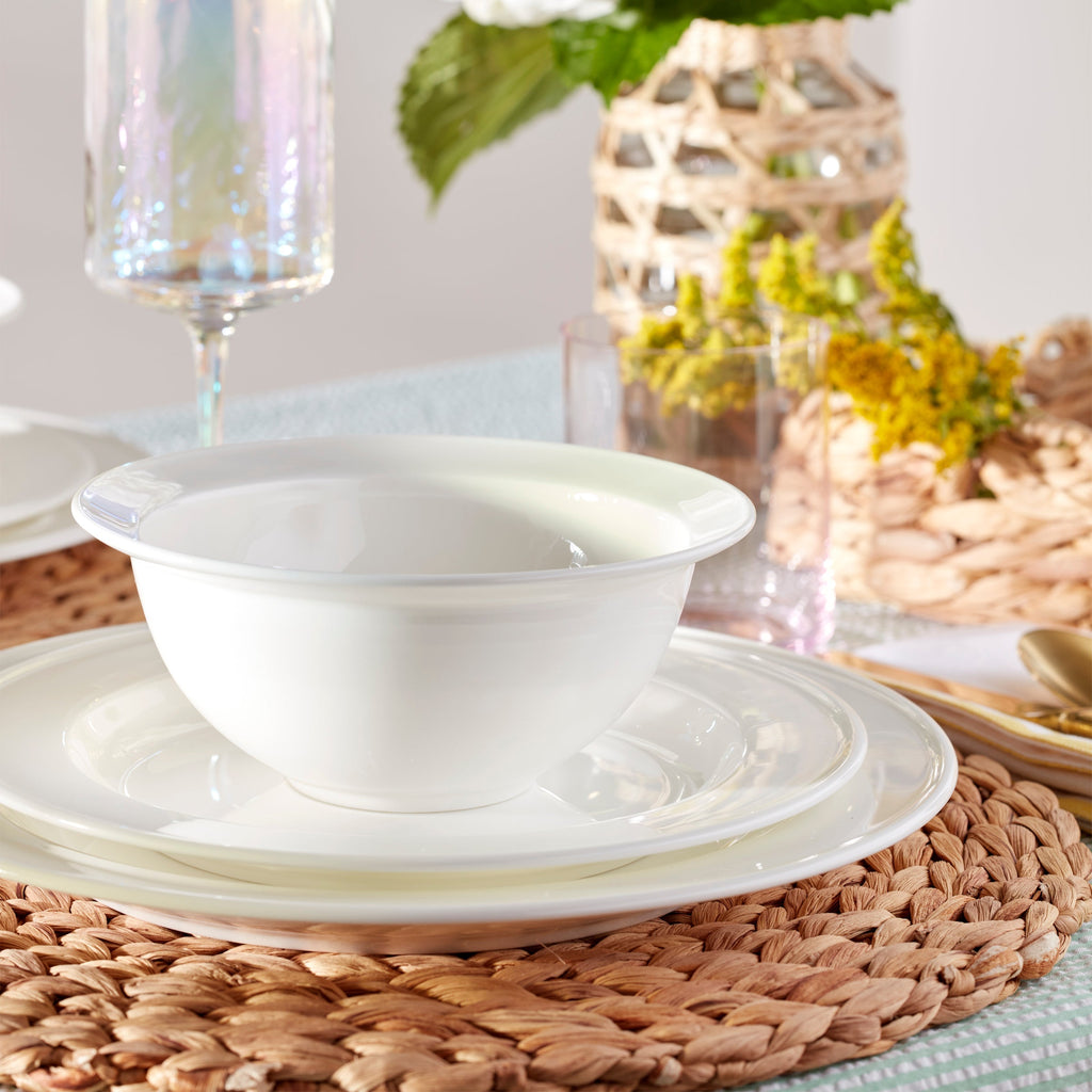 Lenox Studio 1414 Rimmed 12-Piece Dinnerware Set, bone china (view 6)