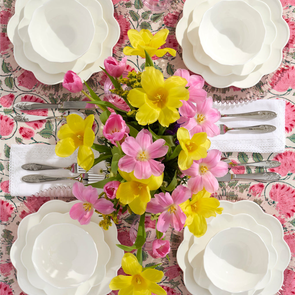 Lenox Studio 1414 Scallop 12-Piece Dinnerware Set, bone china (view 2)