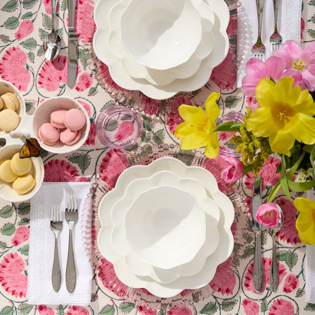 Lenox Studio 1414 Scallop 12-Piece Dinnerware Set, bone china (view 3)