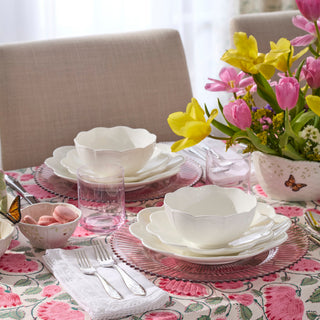 Lenox Studio 1414 Scallop 12-Piece Dinnerware Set, bone china (view 4)