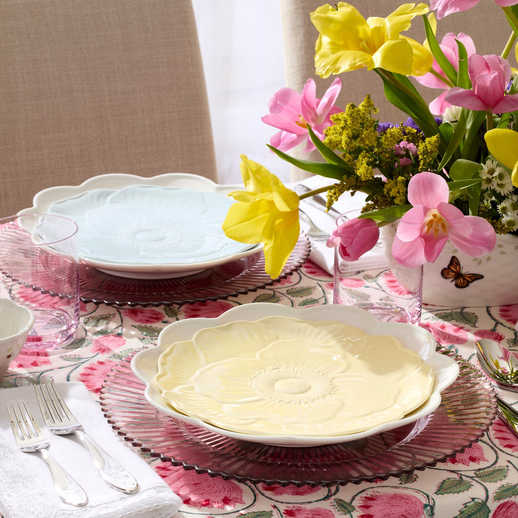 Lenox Butterfly Meadow Floral Yellow Accent Plates, Set of 4, porcelain (view 6)