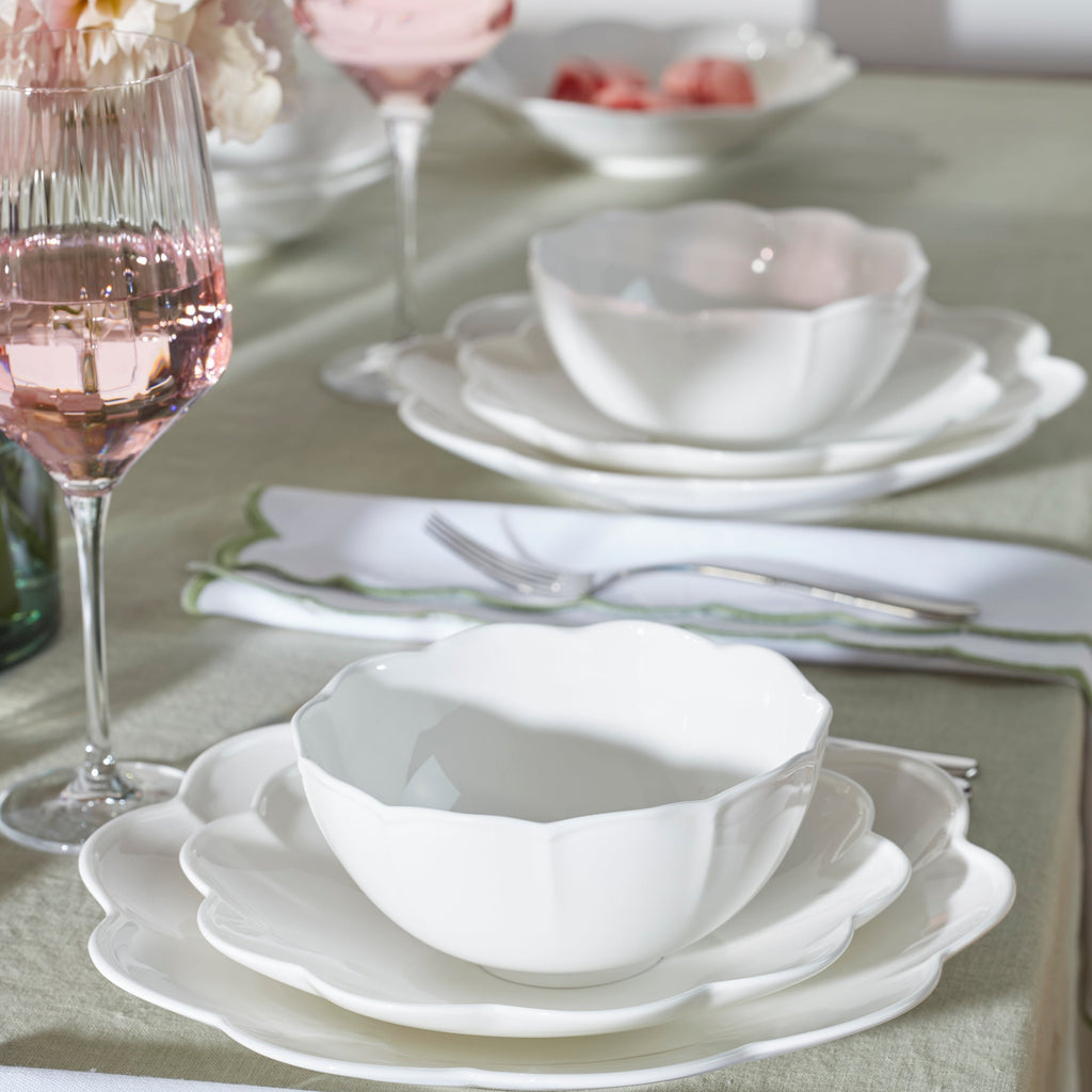 Lenox Studio 1414 Scallop 12-Piece Dinnerware Set, bone china (view 13)