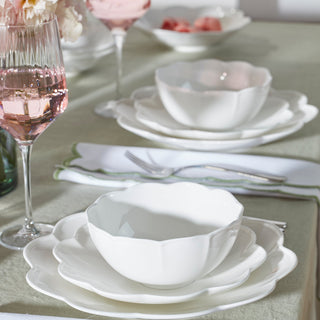 Lenox Studio 1414 Scallop 12-Piece Dinnerware Set, bone china (view 13)