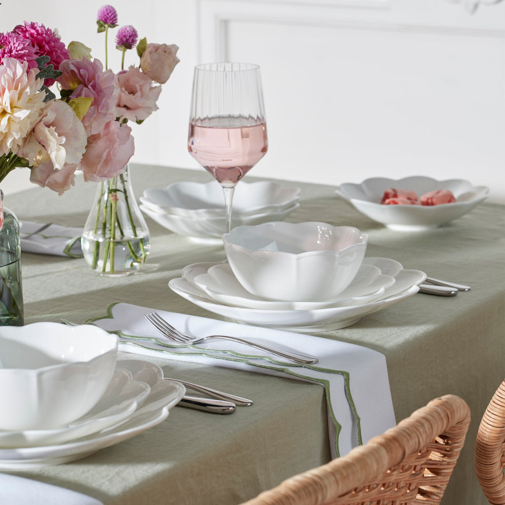 Lenox Studio 1414 Scallop 12-Piece Dinnerware Set, bone china (view 14)