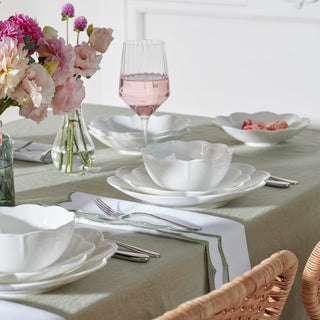Lenox Studio 1414 Scallop 12-Piece Dinnerware Set, bone china (view 14)