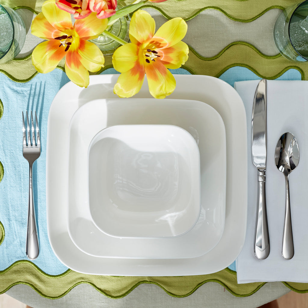 Lenox Studio 1414 Square 12-Piece Dinnerware Set, bone china (view 7)