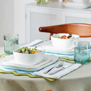 Lenox Studio 1414 Square 12-Piece Dinnerware Set, bone china (view 8)