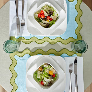 Lenox Studio 1414 Square 12-Piece Dinnerware Set, bone china (view 3)