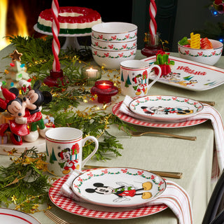 Lenox Disney Holiday 12-Piece Dessert Set, porcelain (view 4)