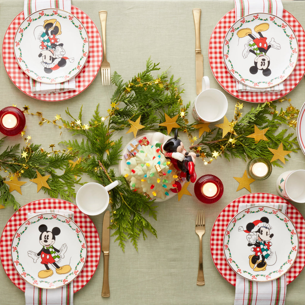 Lenox Disney Holiday 12-Piece Dessert Set, porcelain (view 6)