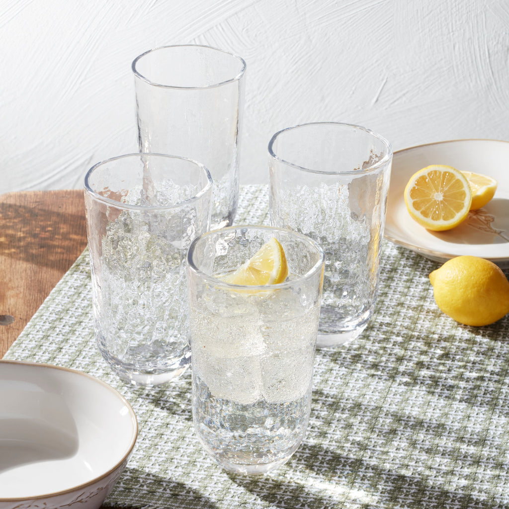 Lenox Homespun Clear Tall Tumbler - Set Of 4, glass (view 4)