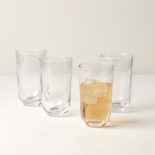 Lenox Homespun Clear Tall Tumbler - Set Of 4, glass