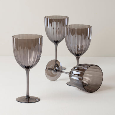Lenox Curva Luxe All-Purpose Wine Glasses, Set of 4, glass