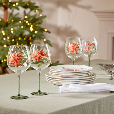 Lenox Butterfly Meadow Holiday Wine Glasses, Set of 4, crystal non lead (view 2)