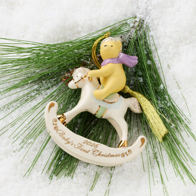 Lenox 2026 Winnie The Pooh Babys 1st Christmas Ornament, porcelain (view 2)