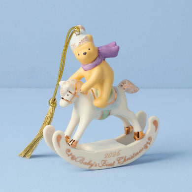 Lenox 2026 Winnie The Pooh Babys 1st Christmas Ornament, porcelain
