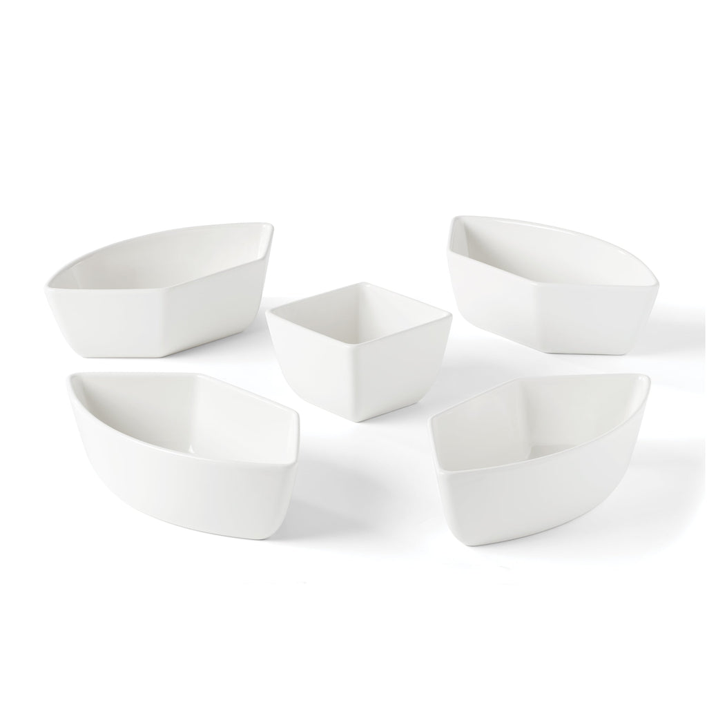 Oneida Willow & White 6-Piece Serving Set, stoneware (view 2)