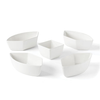 Oneida Willow & White 6-Piece Serving Set, stoneware (view 2)