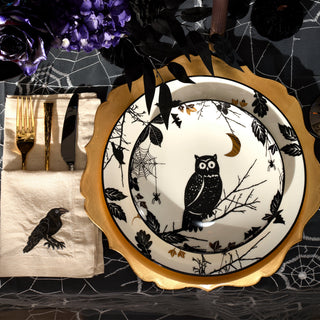 Lenox Haunted Halloween Dinner Plates, Set of 4, porcelain (view 4)