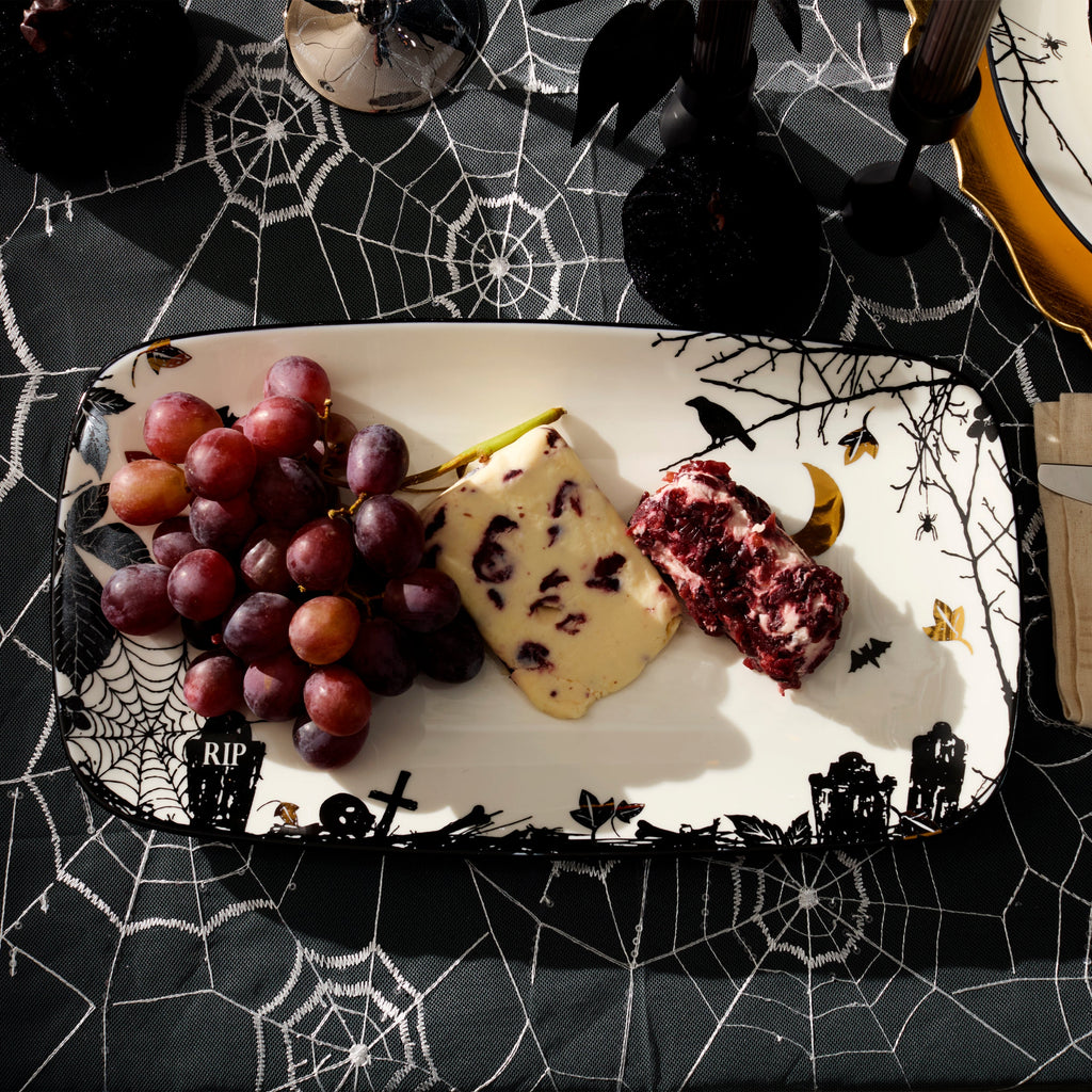 Lenox Haunted Halloween Hors d'Oeuvres Tray, porcelain (view 2)