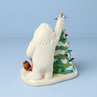 Lenox Rudolph and Bumble Lit Figurine, porcelain/glass (view 4)