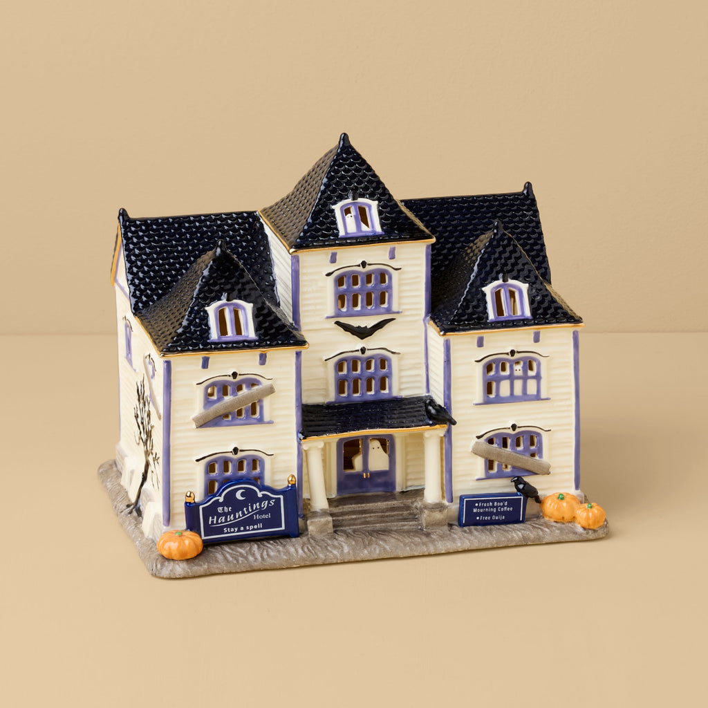 Lenox Vintage Halloween Hotel Lit Figurine, porcelain (view 2)