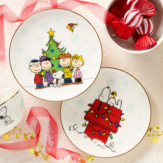 Lenox Peanuts Gang 12-Piece Dessert Set, porcelain (view 4)